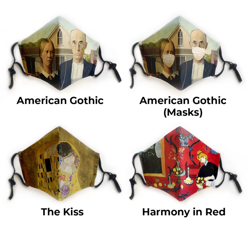 Face Mask Art Collection 2 Adult and Kid's Reusable Etsy Canada