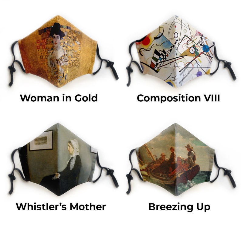 Face Mask Art Collection 2 Adult and Kid's Reusable Etsy Canada