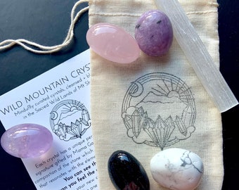 Sleep Crystal Set – Calming Crystals for Anxiety, Healing Stones for Sweet Dreams and Insomnia Relief