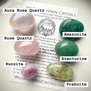 Heart Chakra Crystal Set