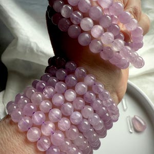 Lilac Purple Kunzite Bracelet