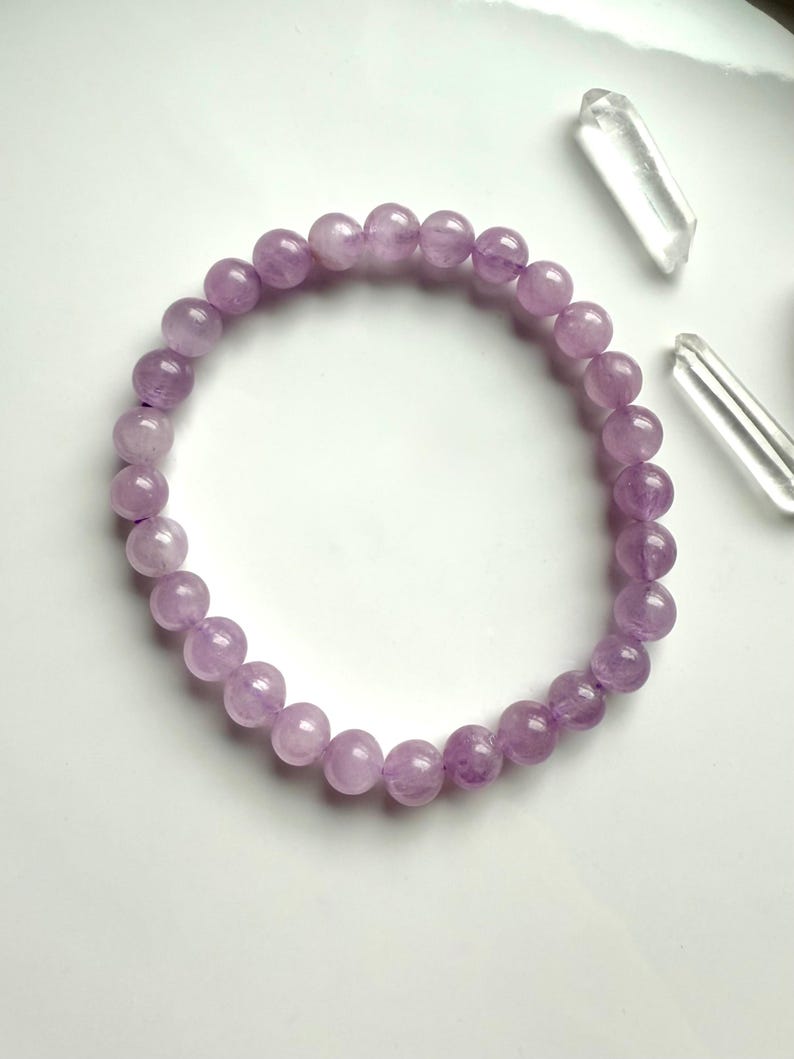 Lilac Purple Kunzite Bracelet