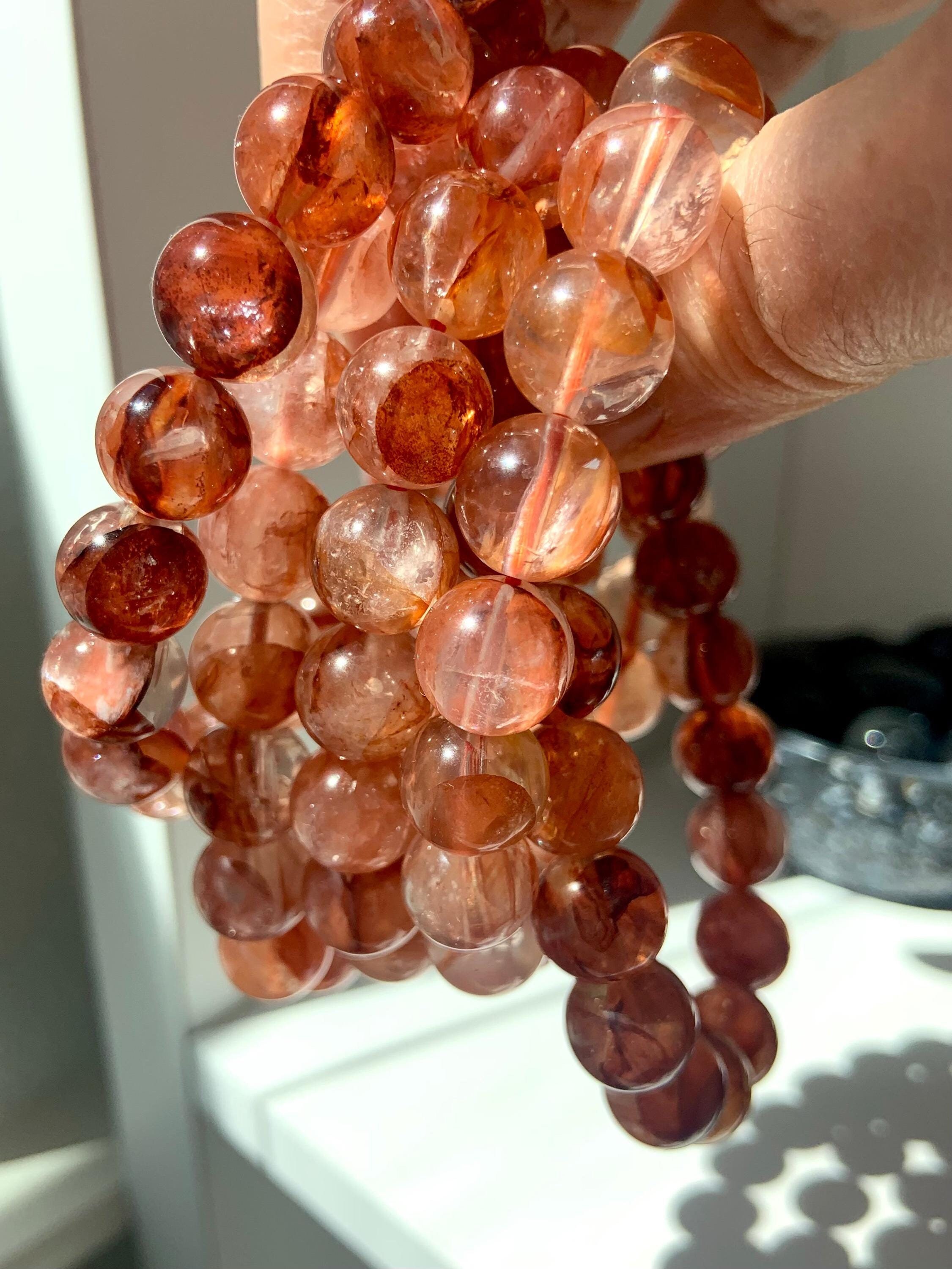 Koi Hematoid Quartz - Etsy Koi Hematoid Quartz - Etsy