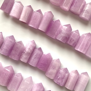 Pink Kunzite Crystal Mini Point, Heart Chakra Healing Stone, Metaphysical Crystal Gift