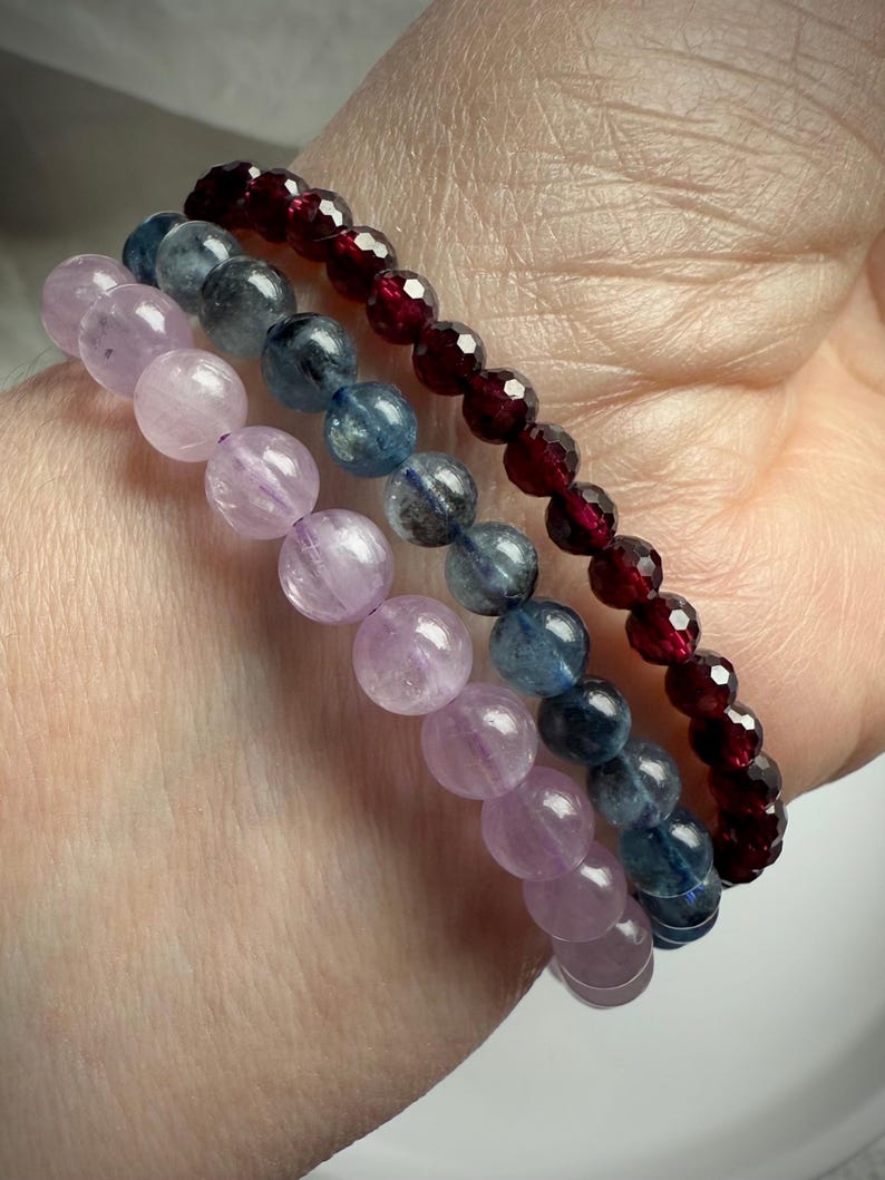 Lilac Purple Kunzite Bracelet