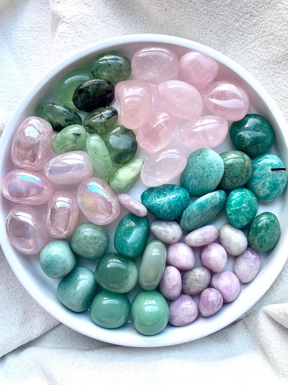 Heart Chakra Crystal Set – Healing Stones for Love, Emotional Support & Compassion