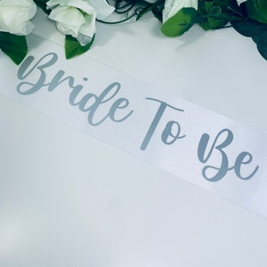 Personalised Bride To Be Sash, Hen Do Party, Team Bride, Future Mrs Name