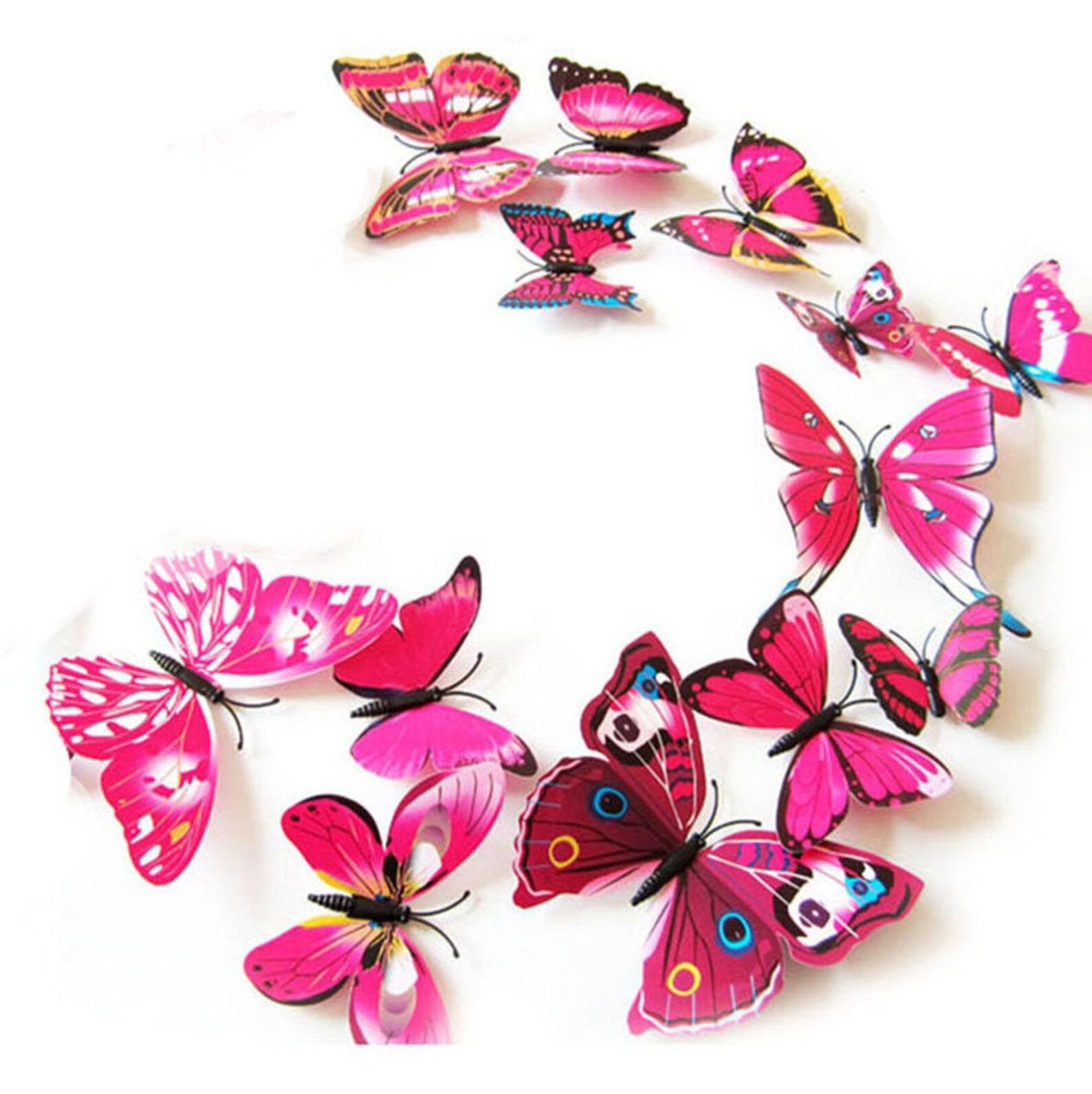 3D Butterfly Decals 12 Butterflies Etsy