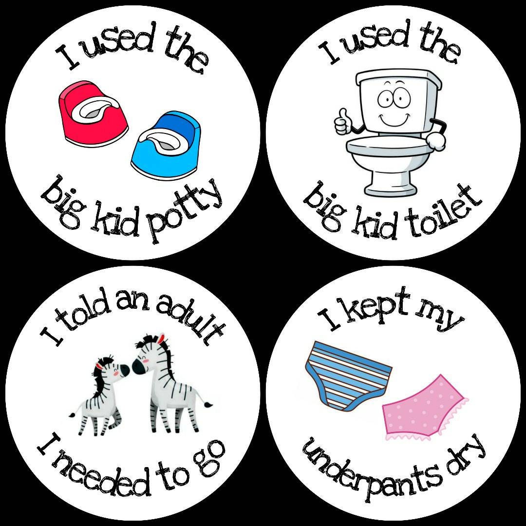 Potty Training Stickers Toilet Training/Reward Stickers Etsy