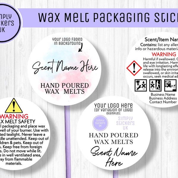 Wax Melt Packaging Etsy UK