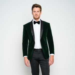 Shawl collar velvet dinner jacket discount
