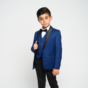 Boy's 3-Pieces Slim Fit Tuxedo perfect for Weddings, Parties, and other Milestones