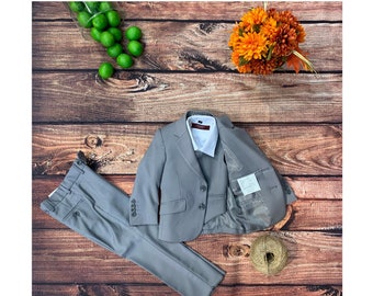 Boy&#39;s 3-Pieces Slim Fit Suit perfect for Weddings, Parties, and other Milestones