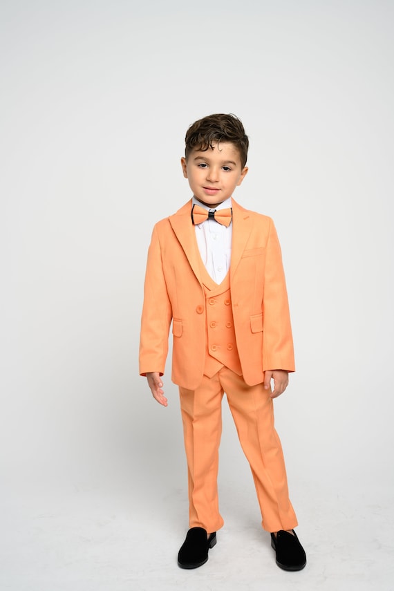 Baby Boy Summer Outfit Vest Suits Piece Tuxedo Set Kids Formal