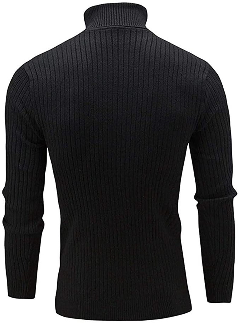 Men's Fine-knit Turtleneck Sweater Perfect for Casual or - Etsy