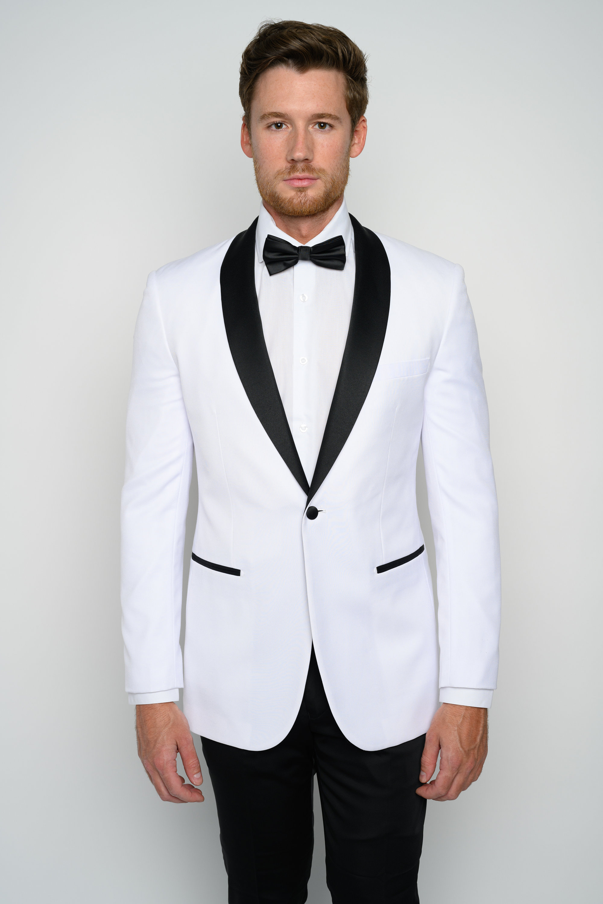 Men's White 2-piece Slim Fit Shawl Lapel Tuxedo Perfect - Etsy