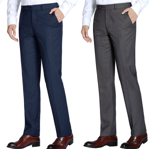 Men's Slim Fit Dress Pants Perfect for Weddings Parties - Etsy