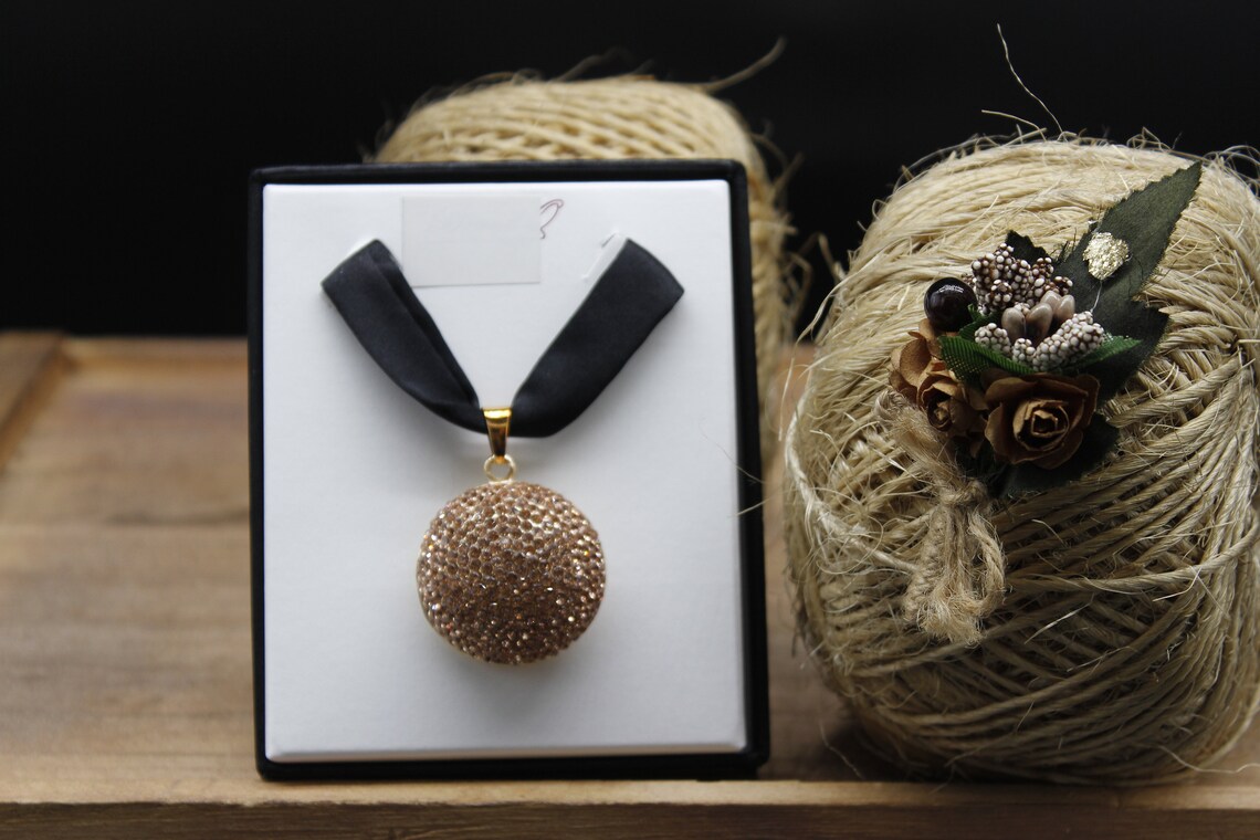 Men's Gold Brooch Sphere Bow Tie Medallion gold Disco Etsy