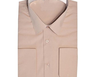 Men&#39;s Dress Shirt Long-Sleeve Button Down (Blush, Rose, Ivory)