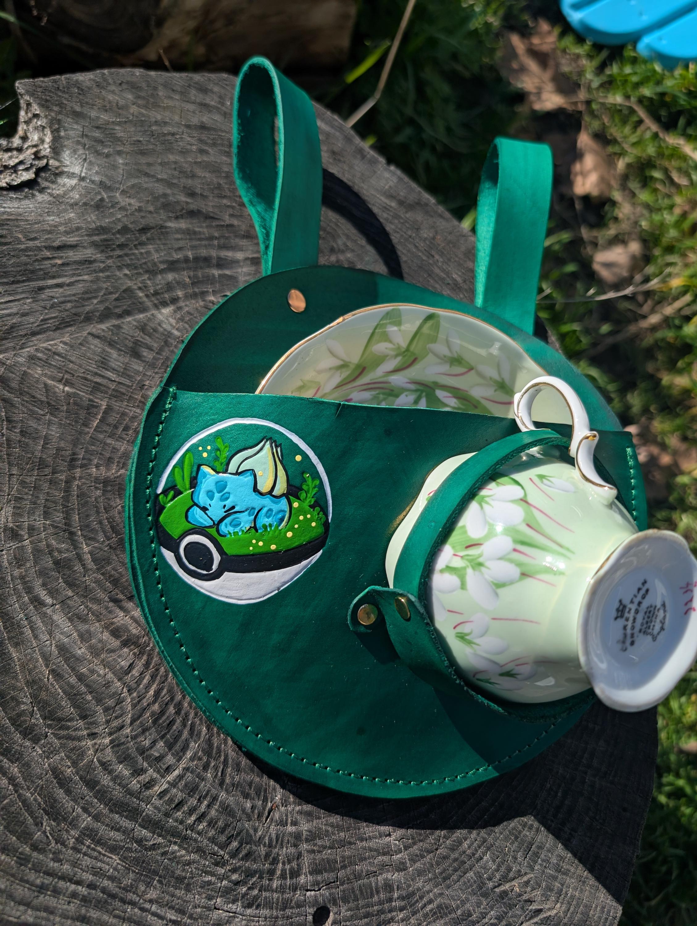 Bulbasaur Pokemon Inspired Flower Victorian Teacup Holster Renaissance ...