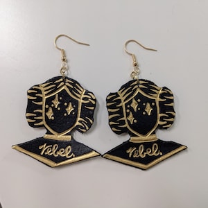 Princess Leia Star Wars Inspired Rebel Earrings