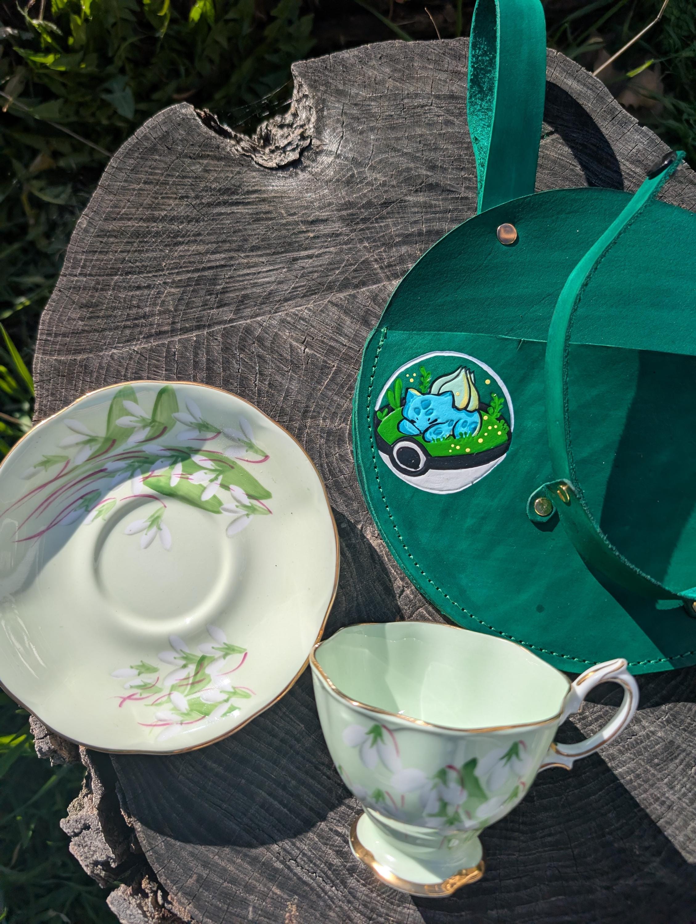 Bulbasaur Pokemon Inspired Flower Victorian Teacup Holster Renaissance ...
