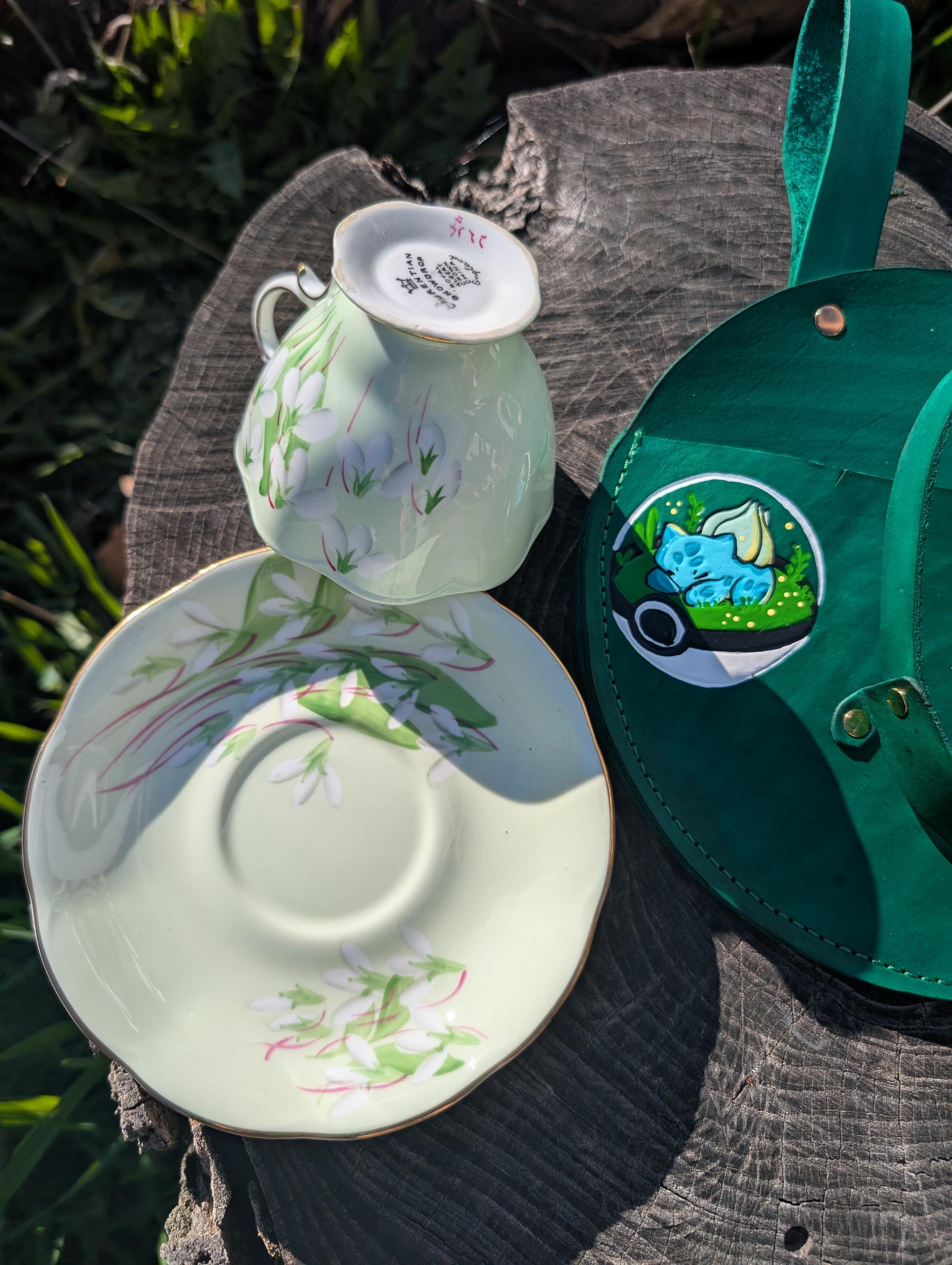 Bulbasaur Pokemon Inspired Flower Victorian Teacup Holster Renaissance ...