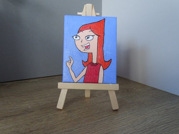 Candace Flynn Painting Phineas and Ferb Art Character Mini - Etsy Sweden Candace Flynn Painting Phineas and Ferb Art Character Mini - Etsy Sweden