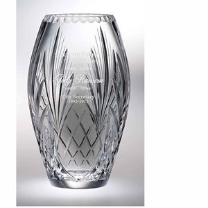 Aberdeen Vase - 24% Lead crystal