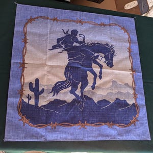 ▪️40’s【COWBOY】 VINTAGE BANDANA Bandanna Classic Blue Or Red Western Cowboy / Biker Neck Or