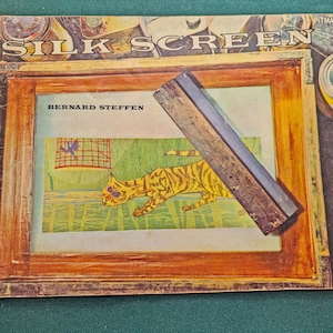 1963 Libro de serigrafía de Bernard Steffen