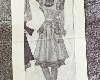 1950s Full Apron Pattern by Fashion Service from The Pattern Bureau