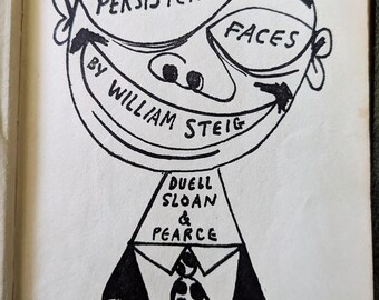 1945 William Steig "Perresistent Faces" Buch von Cartoons