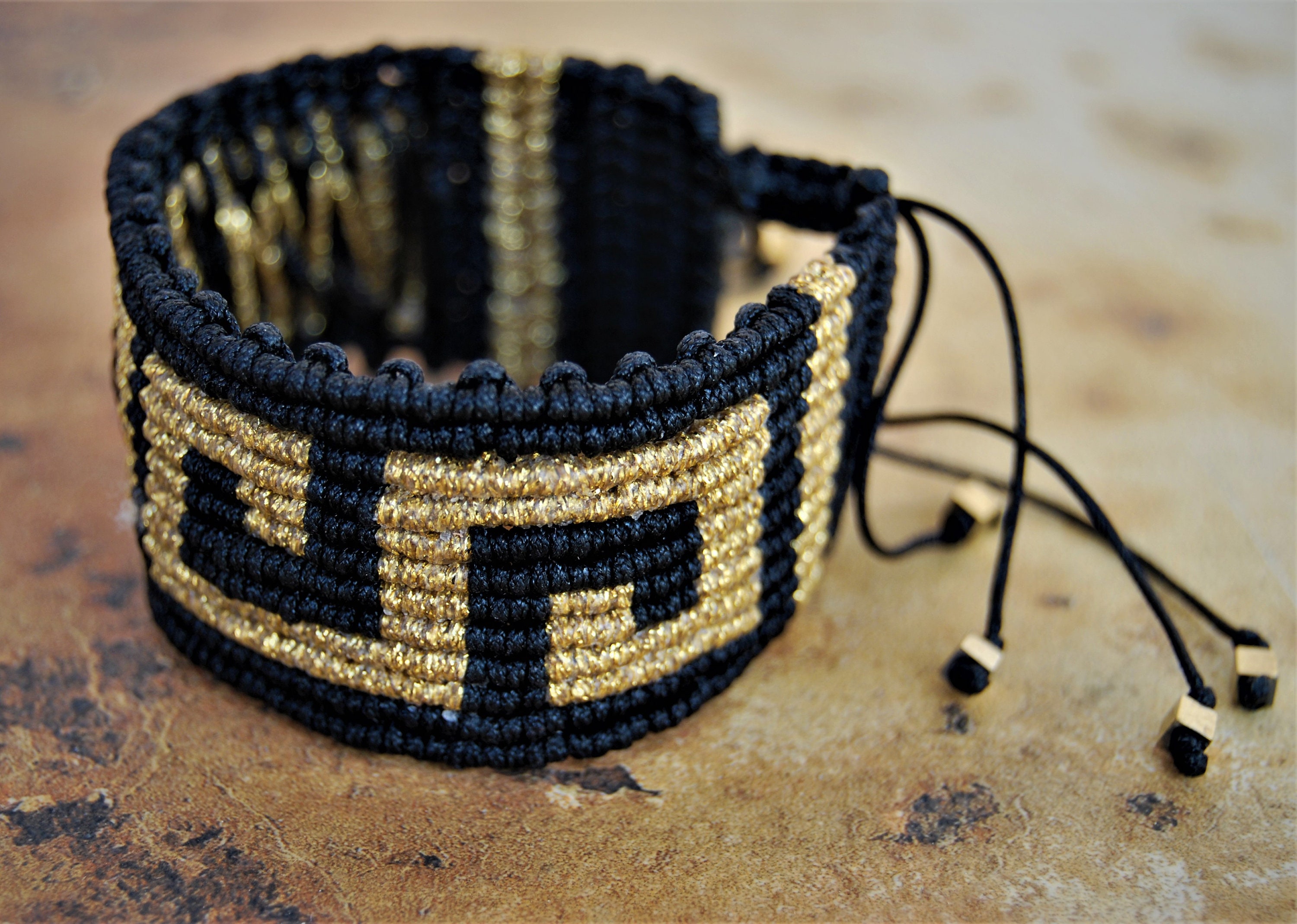 Ancient Greek Bracelet Handmade with Meander Pattern Etsy