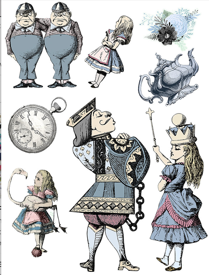 Alice In Wonderland Printables 59E
