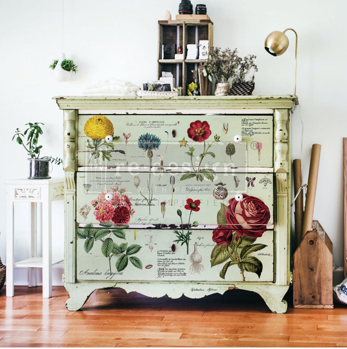 New Prima Redesign Transfer VINTAGE BOTANICALS with Free Etsy
