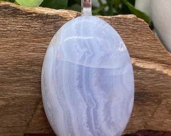 Blue Lace Agate Pendant