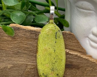 Pendentif opale verte
