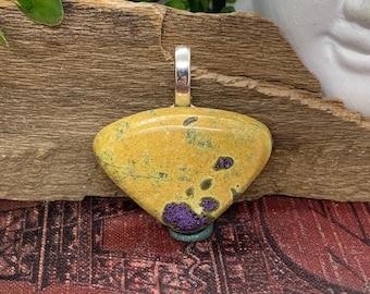 Pendentif Atlantisite en plaqué argent