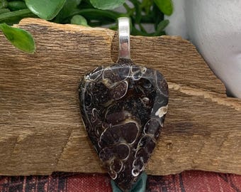 Pendentif agate turquoise