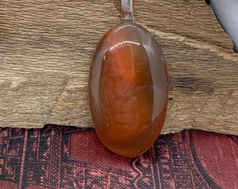 Pink Botswana Agate Pendant