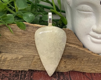 Pendentif belomortite en plaqué argent