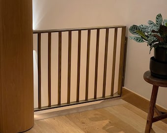 Wooden Baby Gate, Dog Gate, Pet Gate,  Security Gate, Made to Fit, Stairs Gate, Kinder Treppengitter, assembly needed