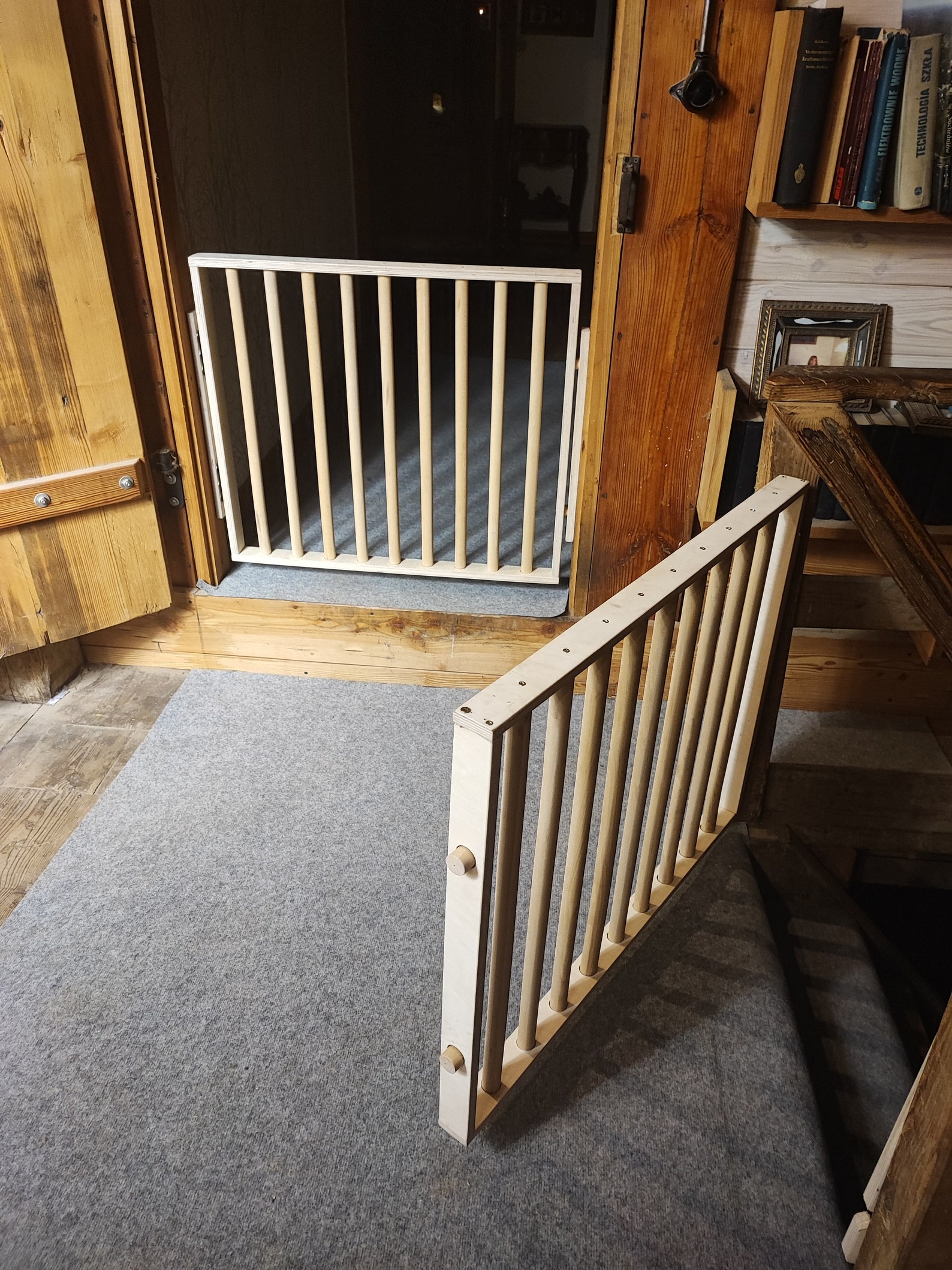 Wooden Baby Gate Dog Gate Pet Gate Security Gate Made to Etsy