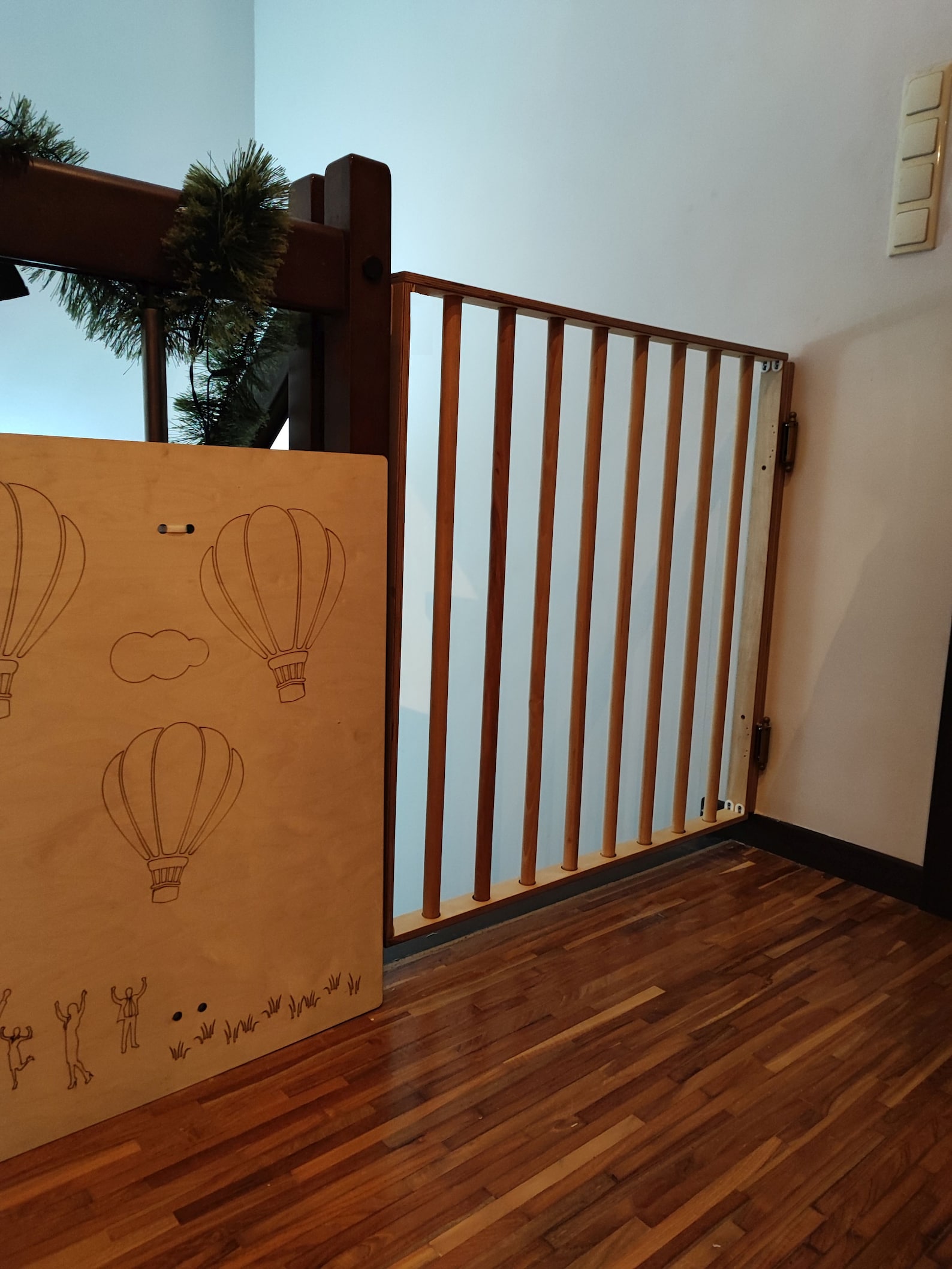 Wooden Baby Gate Dog Gate Pet Gate Security Gate Made to Etsy