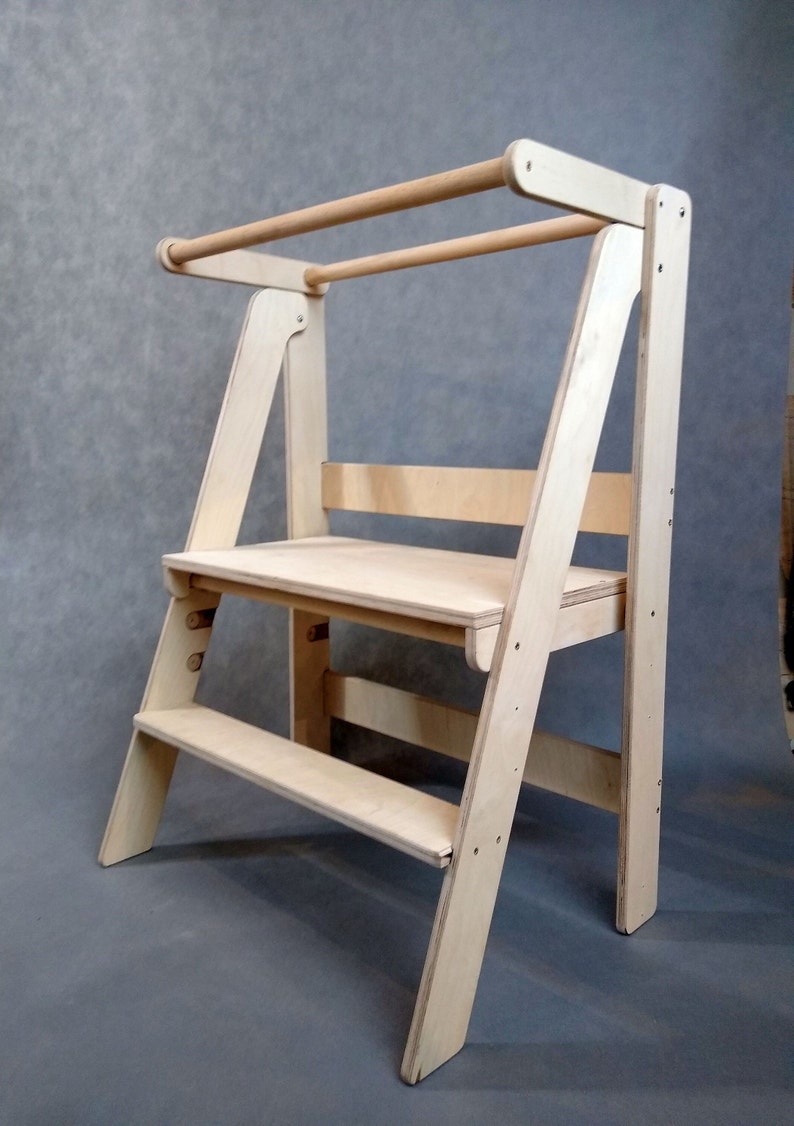 Twins Helper Tower Double Helper Tower Kitchen Step Stool Etsy