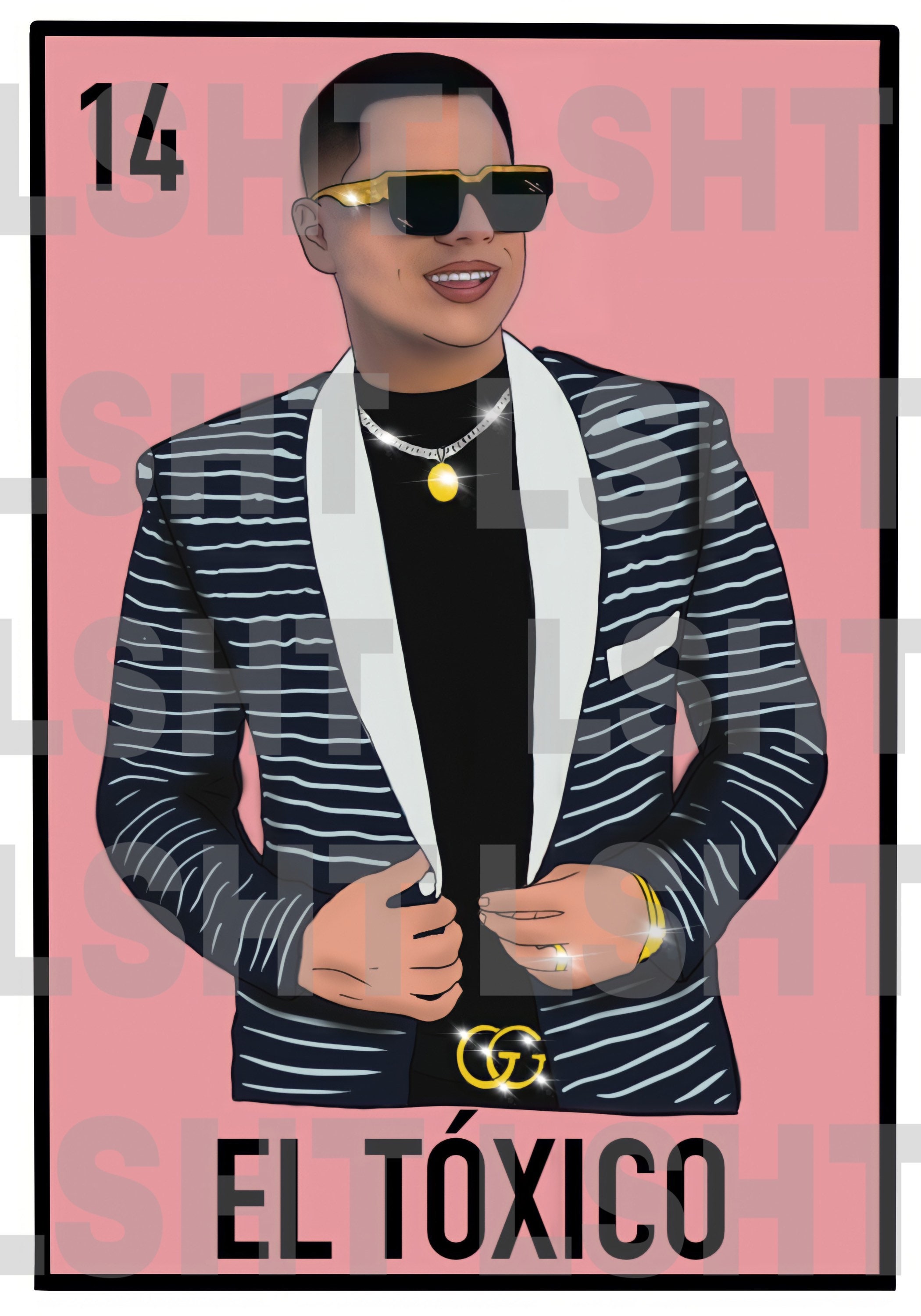 Eduin Caz Grupo Firme Original Loteria Card El Toxico - Etsy Finland
