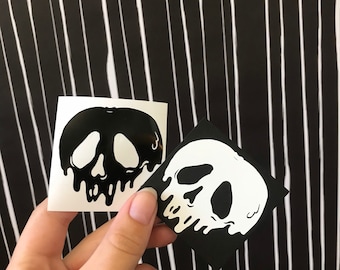 Kusliga söta giftdekaler, goth planner stickers, läskiga dekaler