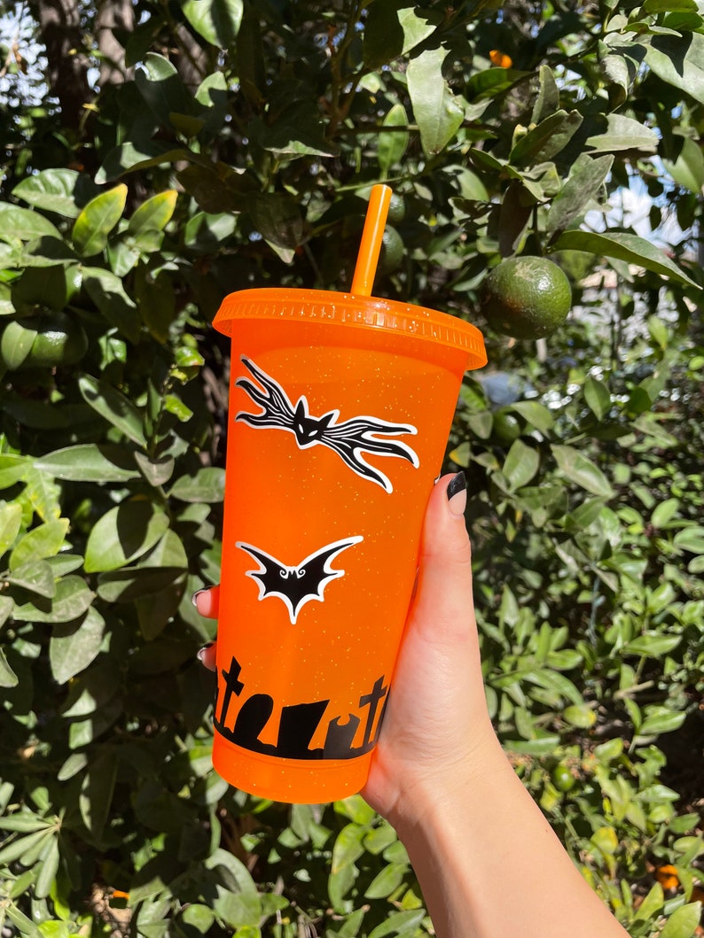 Jack Skellington Halloween Starbucks Återanvändbar 640 ml Tumbler bild 3