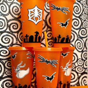 Jack Skellington Halloween Starbucks Återanvändbar 640 ml Tumbler bild 5